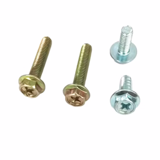 Prix ​​de gros de la tasse en alliage de titane/boulon à tête hexagonale à tête ronde avec écrou boulon à tête hexagonale lourde